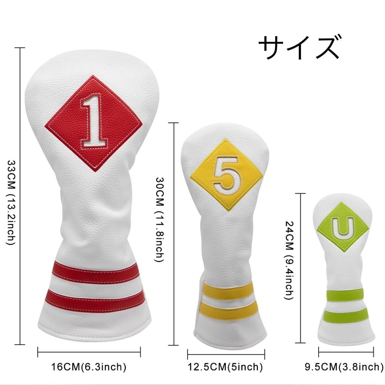 ヘッドカバー 4点セット ドライバーカバー ウッドカバー ヘッドカバー 4点セット ドライバーカバー ウッドカバー