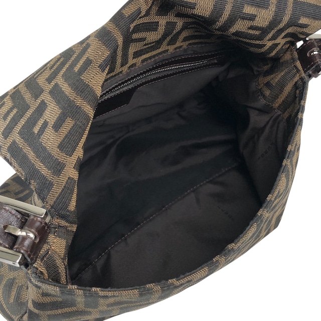 FENDI フェンディ ズッカ ショルダーバッグ ブラウン FFロゴ ジャガード マンマバケット vintage ヴィンテージ オールド df4sym
