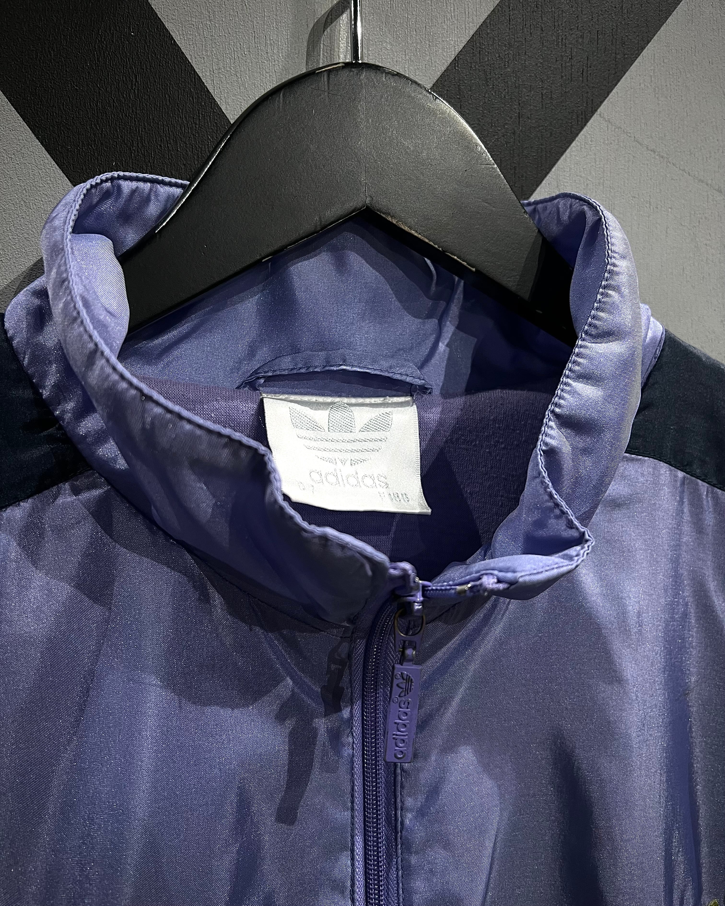 X VINTAGE】80's “adidas”Futuristic Coloring Vintage Loose Nylon