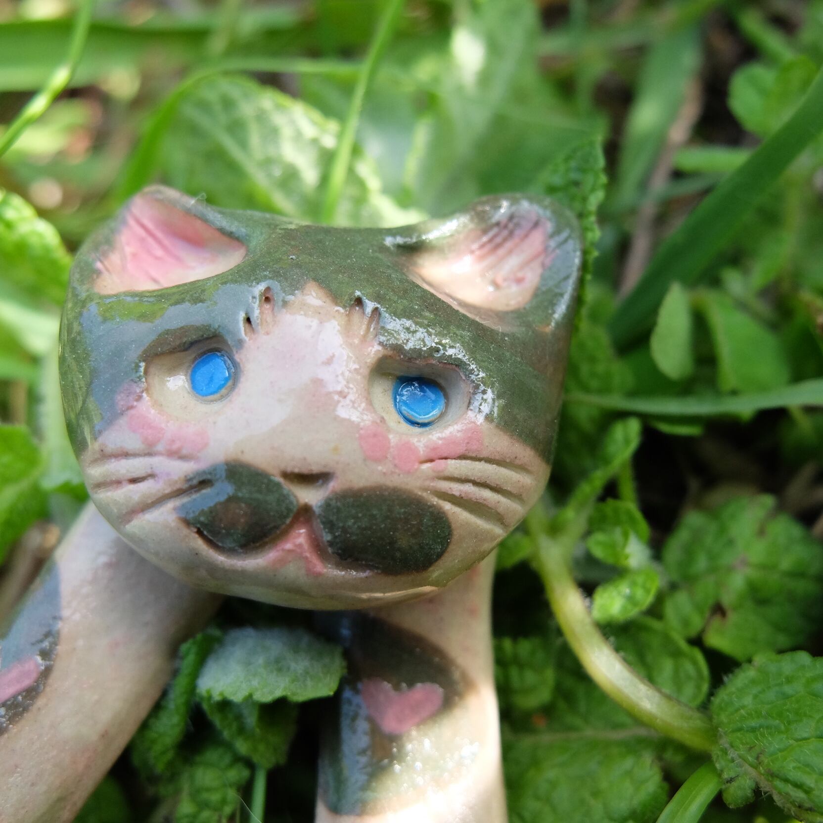 ドリームカラーの猫はしおき:もも×緑