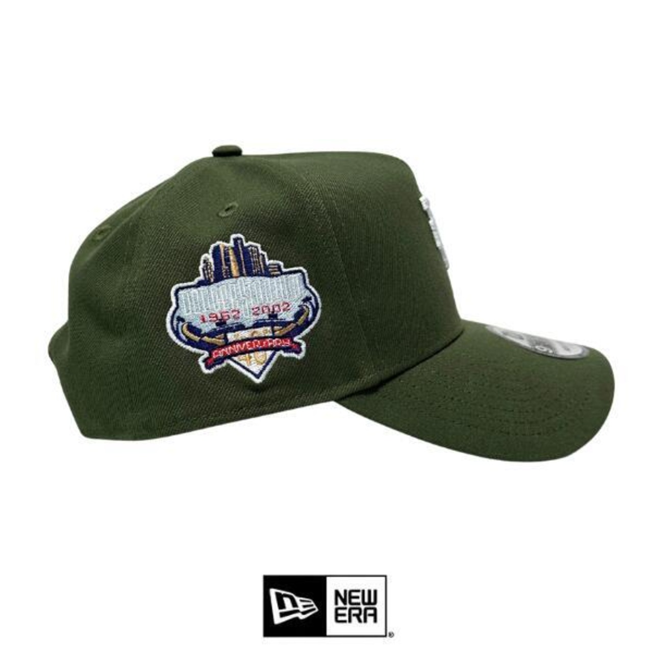NEW ERA USA 「"LA" Up Side Down 5 Panel BB Cap Olive×White」 - 4