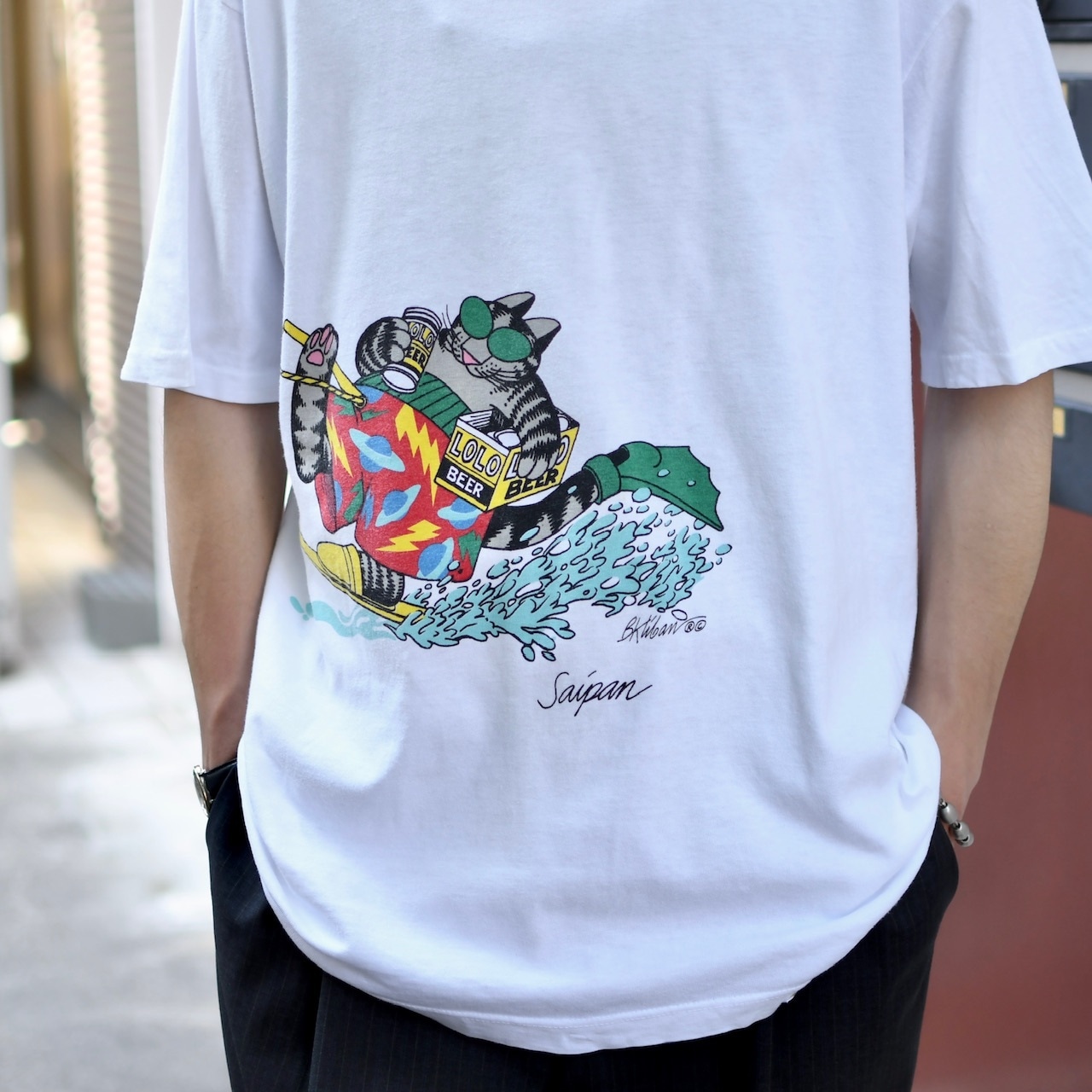 crazy shirt Kliban Cat print tee