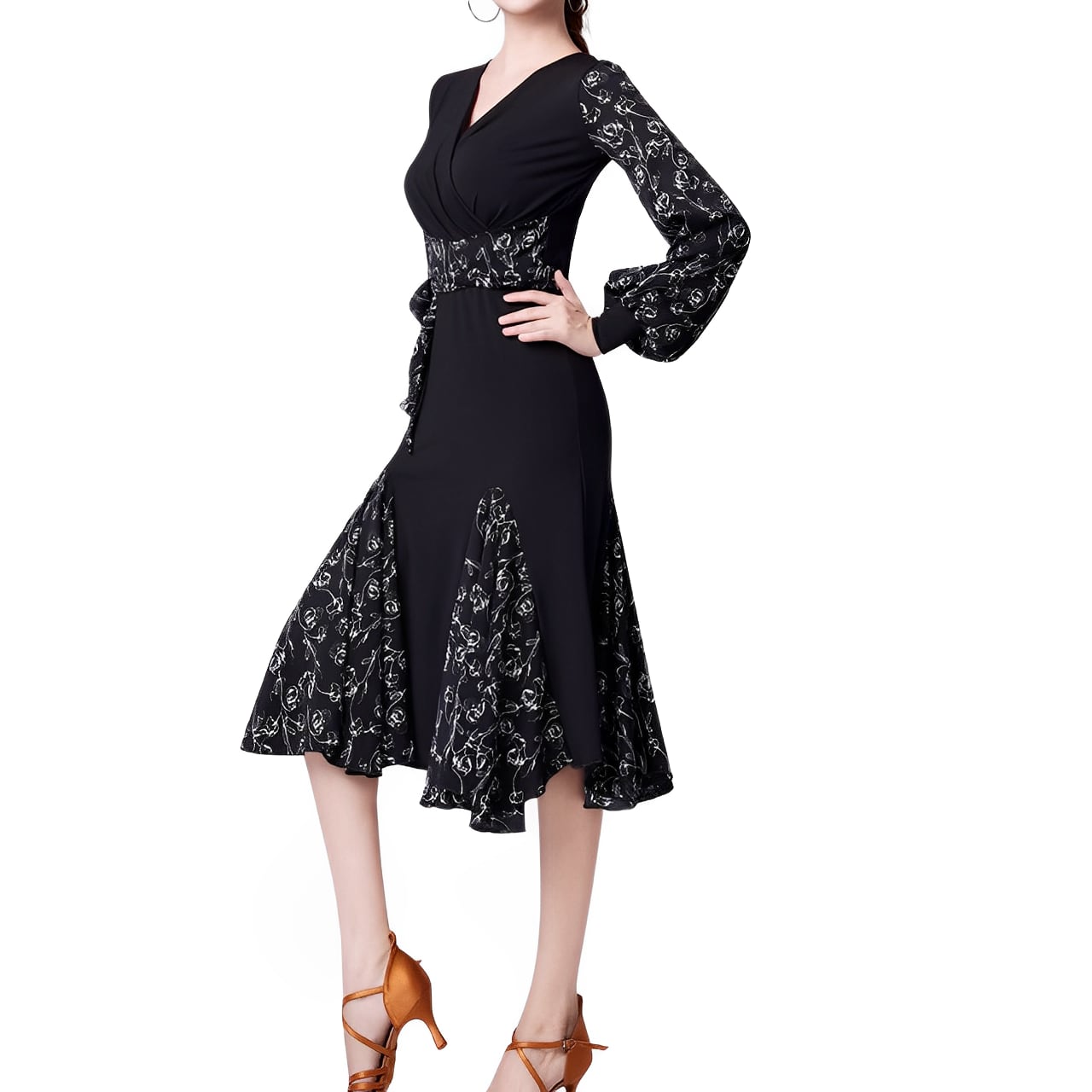 エレガントフローラル・ラテンドレス ds0279