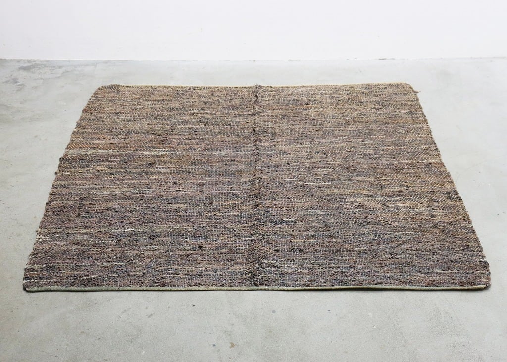 牛革 パッチワーク ラグ ハラコ 敷物 カーペット モダン ヴィンテージ