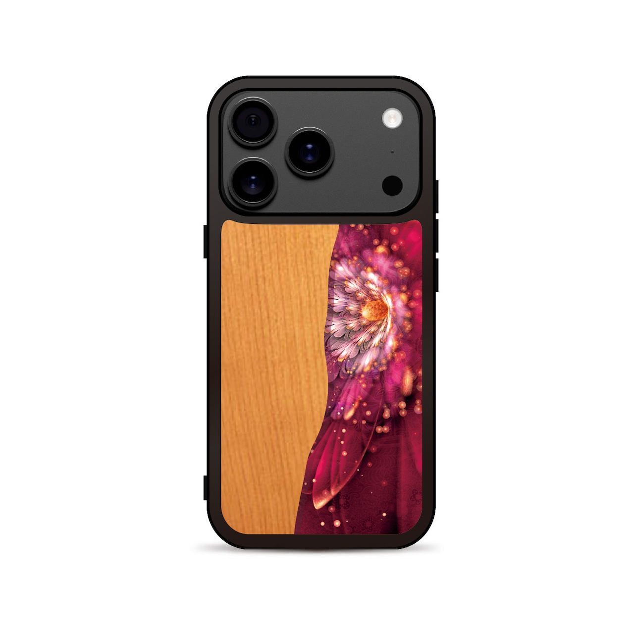 華蘭 - 和風 モダンウッドiPhoneケース / 天然木【23-24AW】