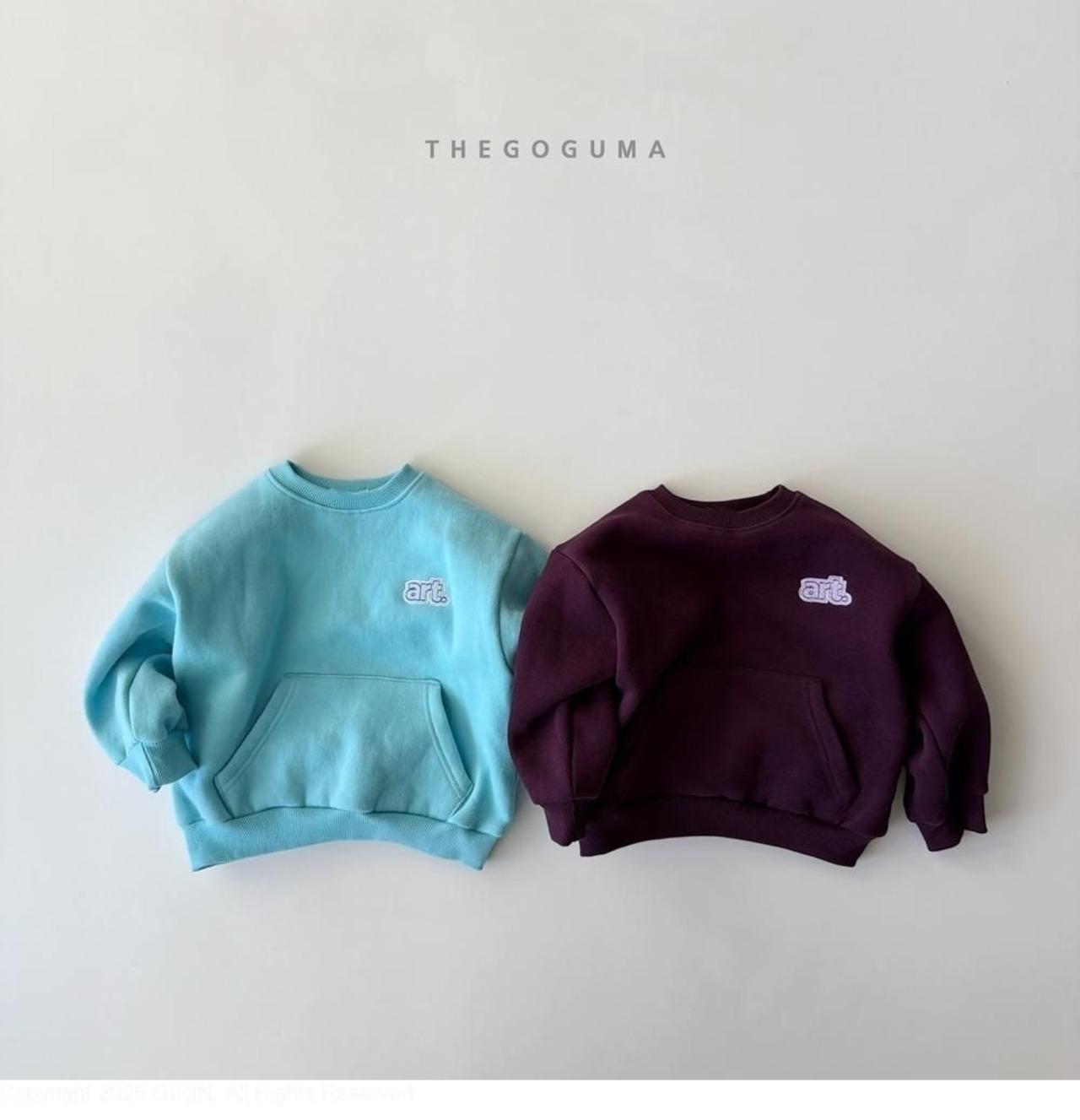 ザゴグマ / THE GOGUMA / アートポケットトレーナー / 韓国子供服 / キッズ / 26winter〖取寄〗*XS~XL*