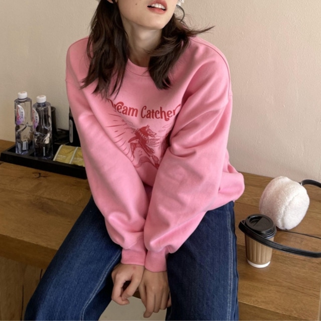 red riding hood print crew neck sweatshirt J00070
