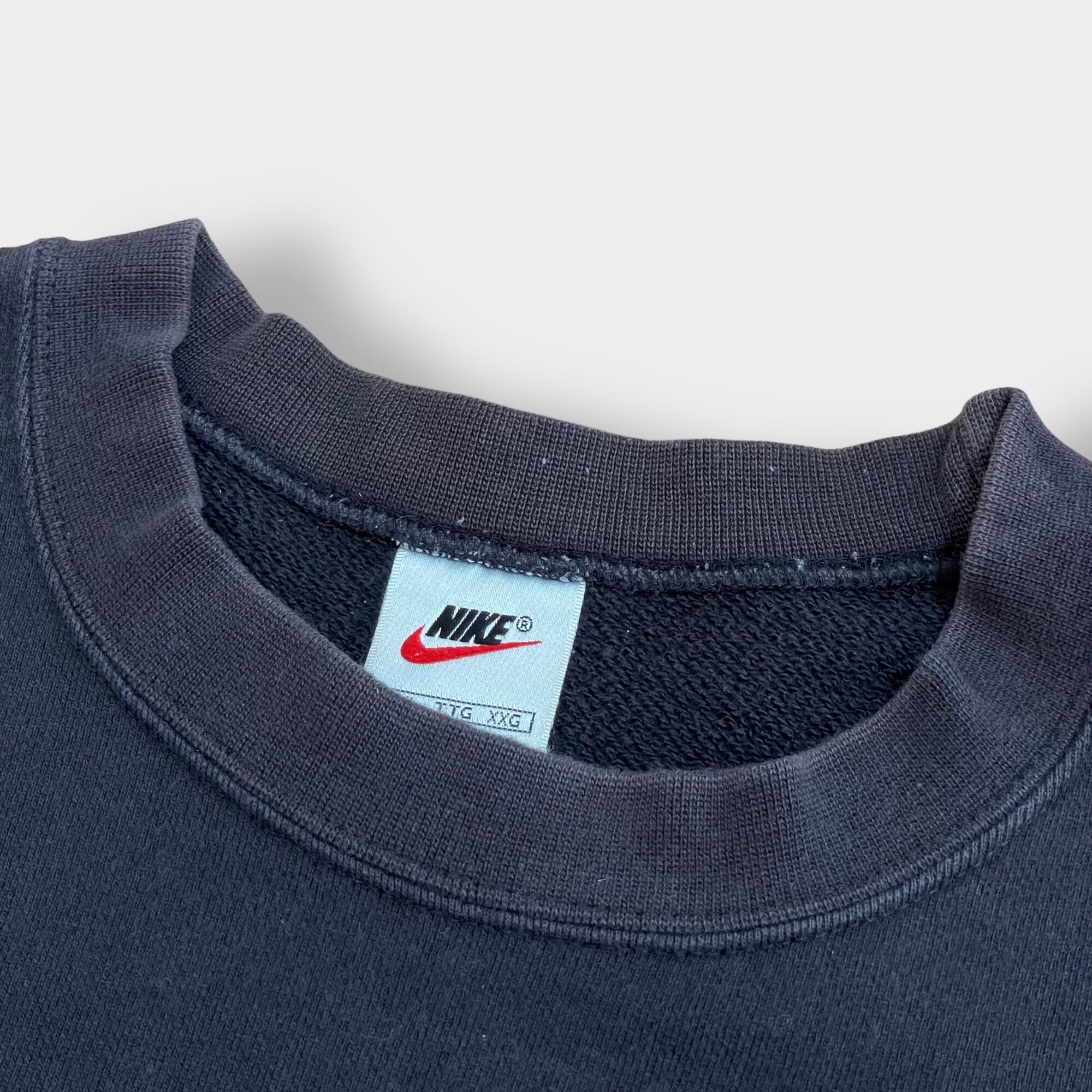 NIKE ナイキ スウェット 90s 白タグ 刺繍 ビッグスウッシュ 2XL