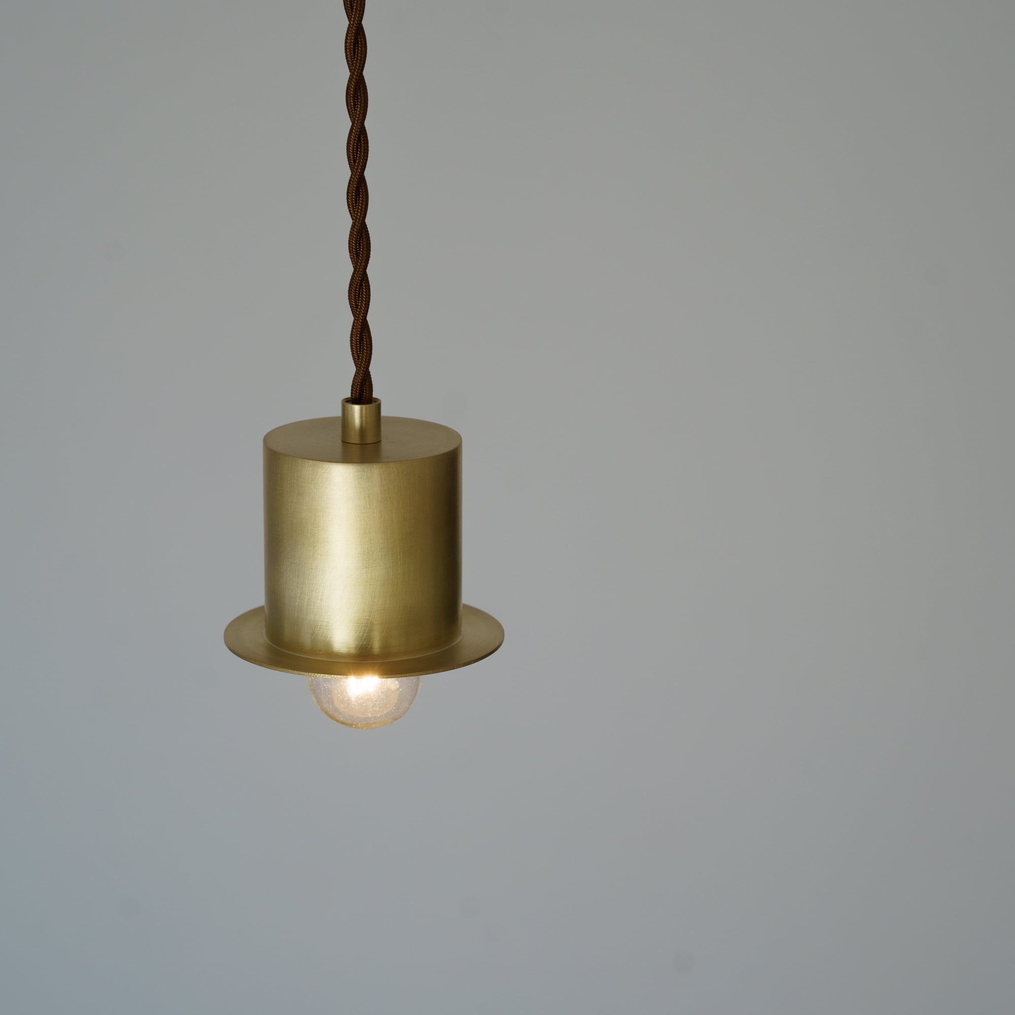 受注製作】ペンダントランプE17 ＜キャノチェ85＞ / 真鍮 pendant lamp
