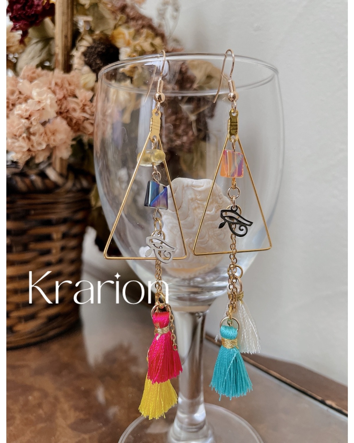 ホルスの目✖︎フリンジピアス | Krarion