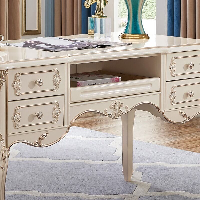 【セット販売】アンティーク　机　オフホワイト b513d8985f56485d471a2361671b28