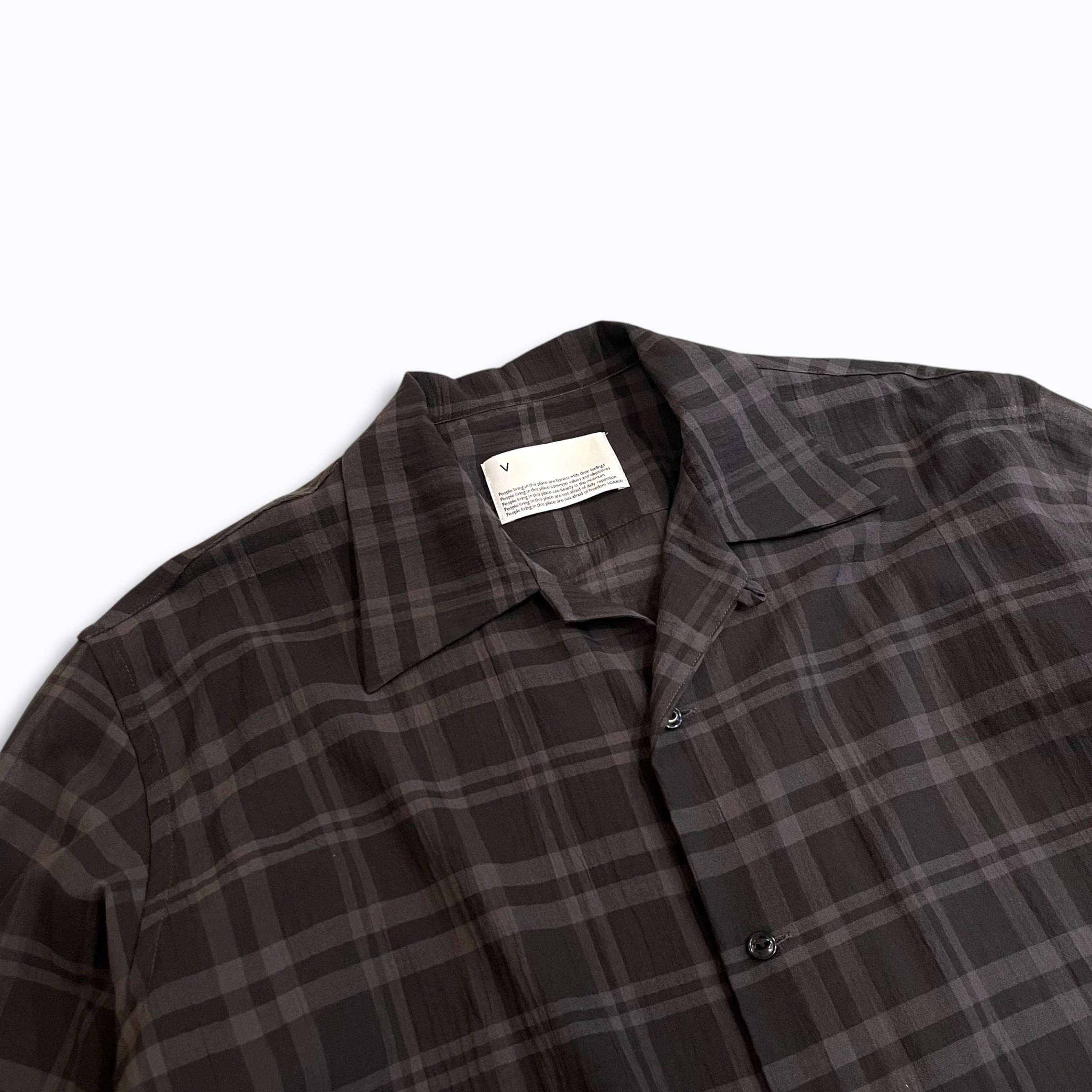 VOAAOV【ヴォアーブ】SHORT SLEEVE SHEER SHIRT | store a