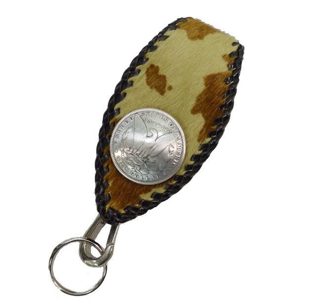 展示品♪ハンドメイド♪ ①レザー ミニコンチョのスタンプループ