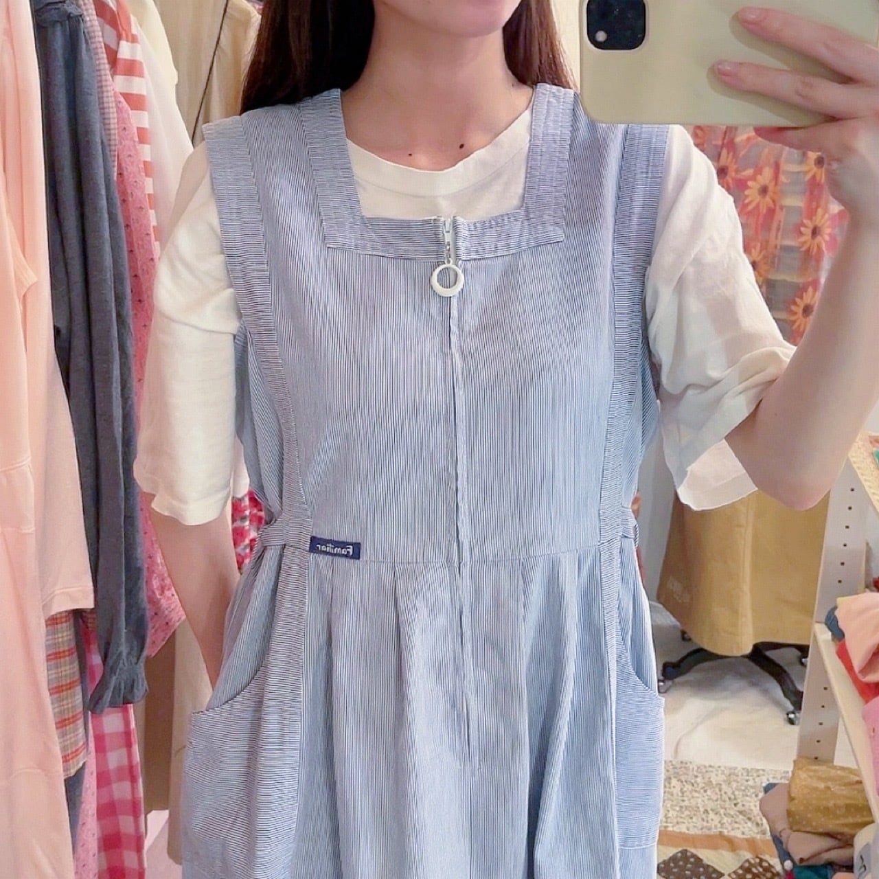 Familiar / hickory jumper skirt