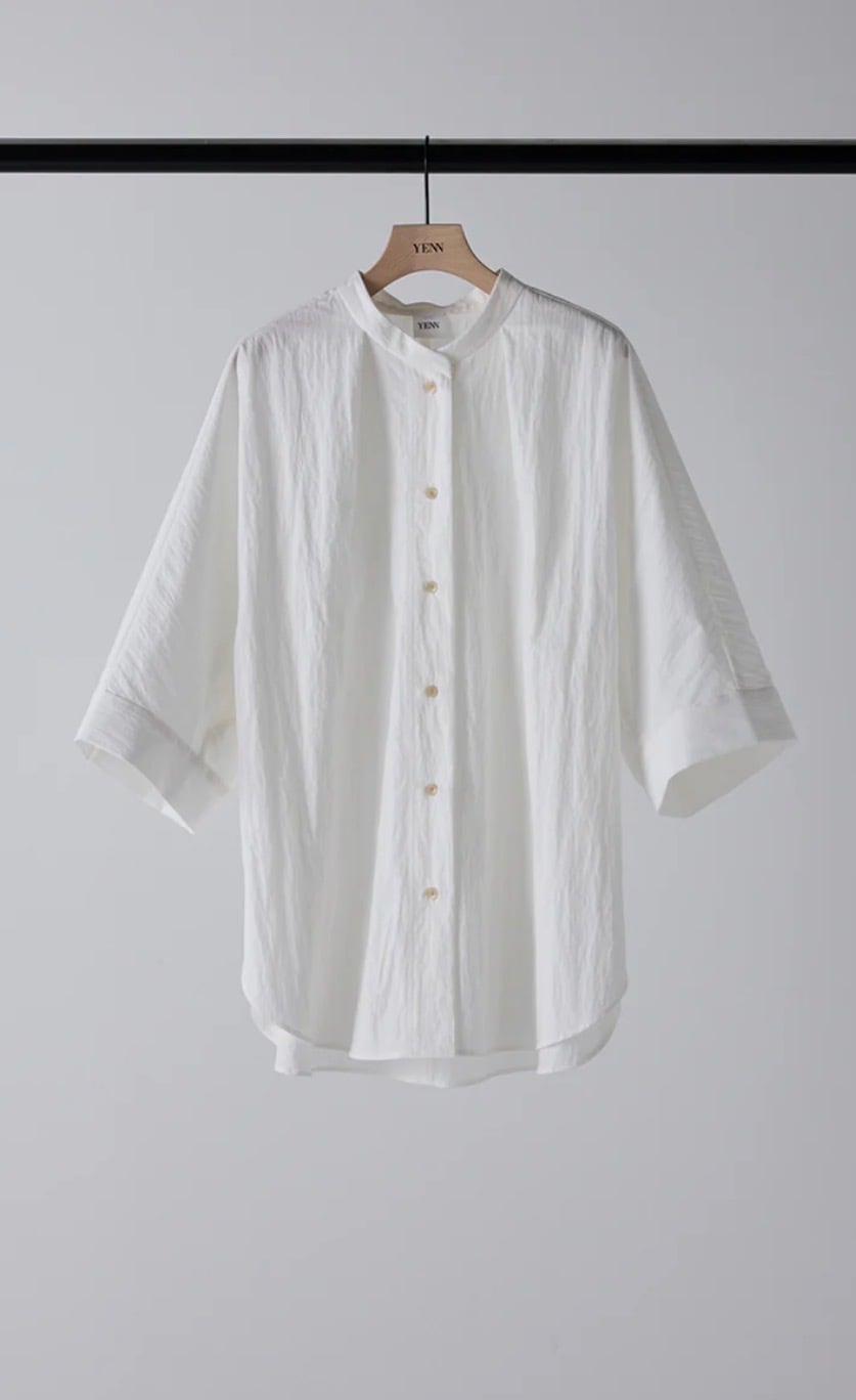 YENN ラウンドフォルムシャツ A/W YENN 】 ROUND FORM SHIRT | valance 福井｜レディース セレクト