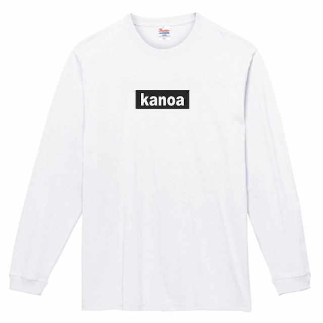 Box logo long T shirt