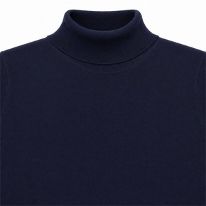 ★定価126,500円・新品★ジョンスメドレー BRAMWELL ブラムウェル 至高のシルク×カシミヤ ロールネックニット ロイヤルネイビー Sサイズ