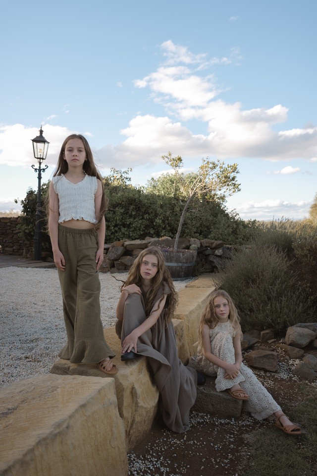 《即納》son and daughter / Alba Crochet Top