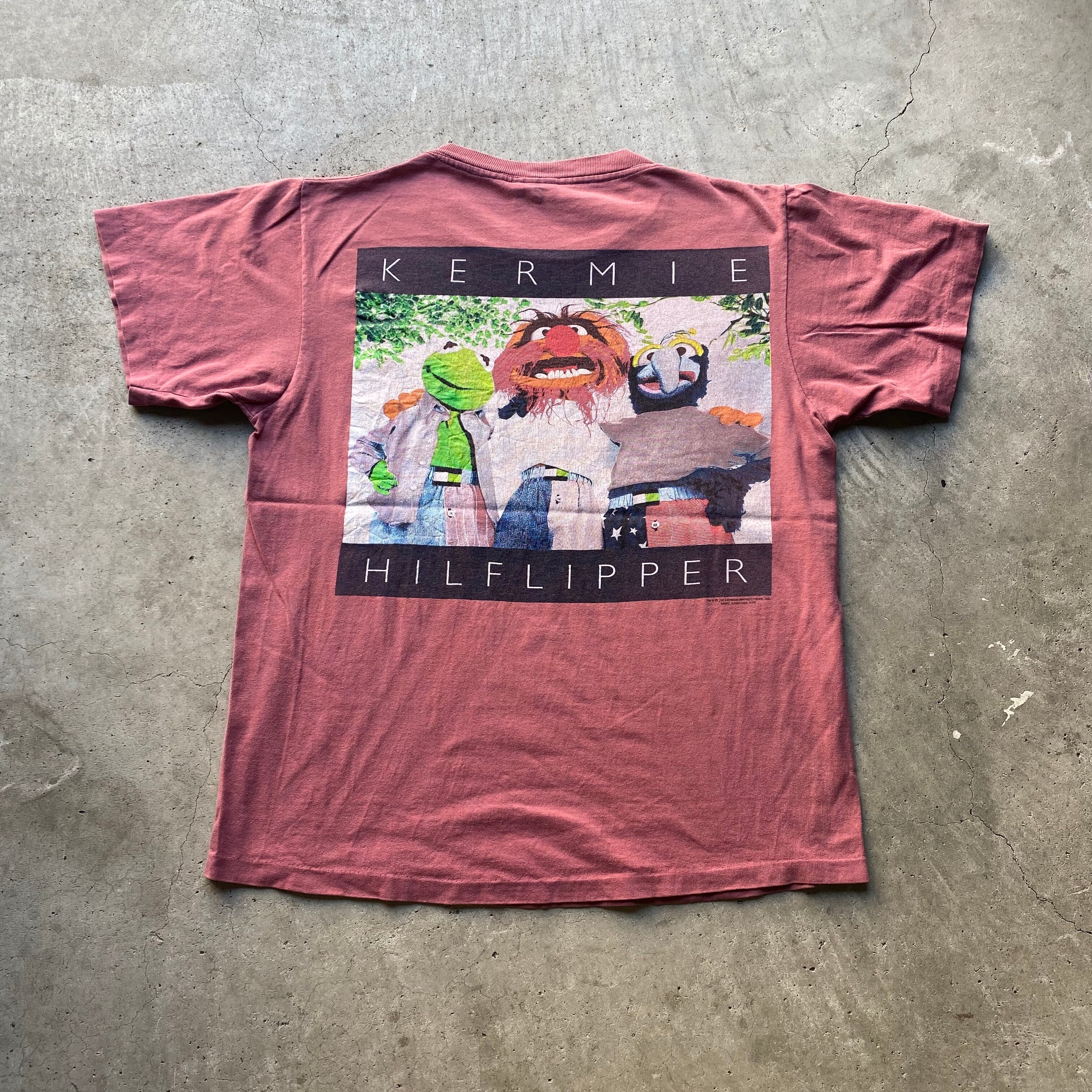 90年代 KERMIE HILFLIPPER カーミット パロディTシャツ プリントT ...