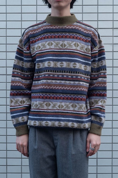 ドイツ MARK AUREL フェアアイル柄ニット 48