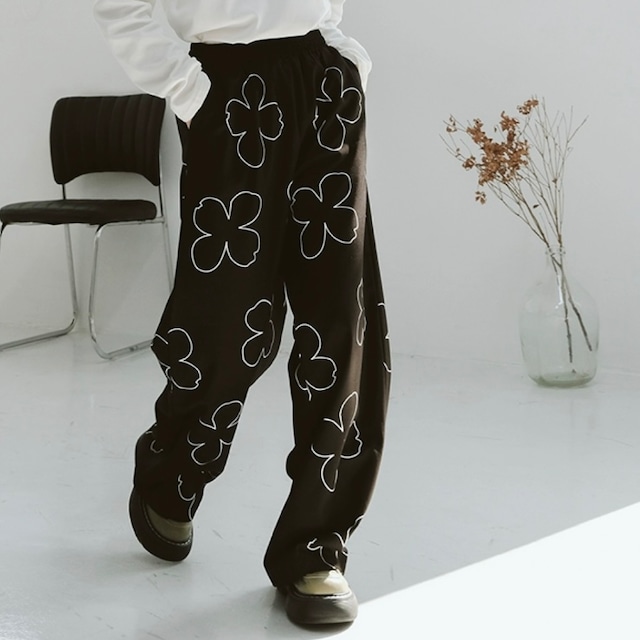 floral print pants　2litr02983