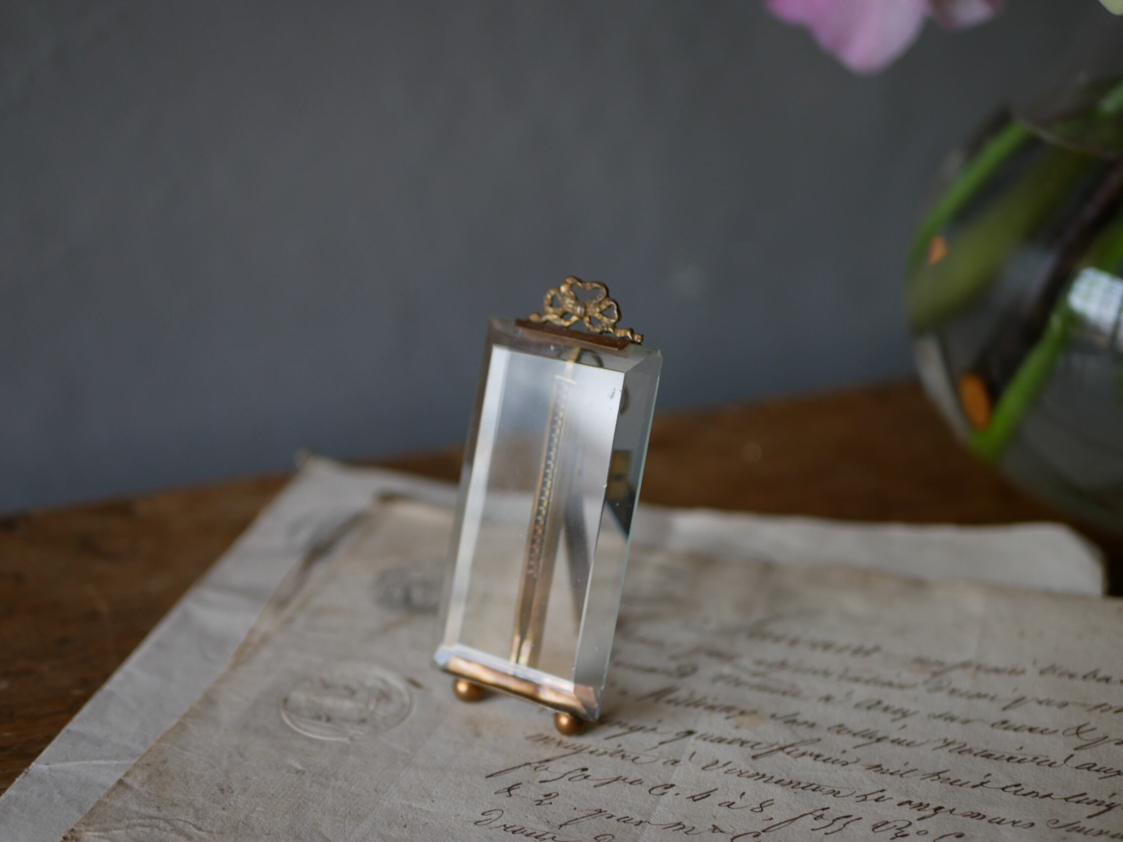 no.3 ミニ フォトフレーム フランスアンティーク ブロカント