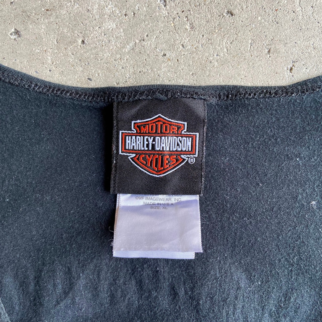 USA製 Harley-Davidson ハーレーダビッドソン ラインストーン バック 