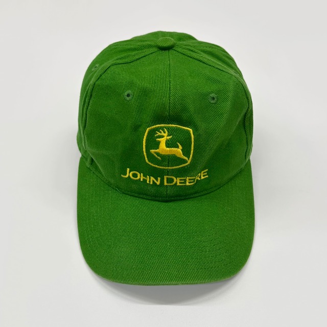 【FREE】JOHN DEERE baseball cap ジョンディア ベースボールキャップ 帽子 グリーン