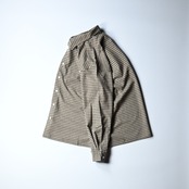 INTERIM / TRICOLOR CHECK GINGHAM DEADSTOCK SQUARE REGULAR SHIRTS