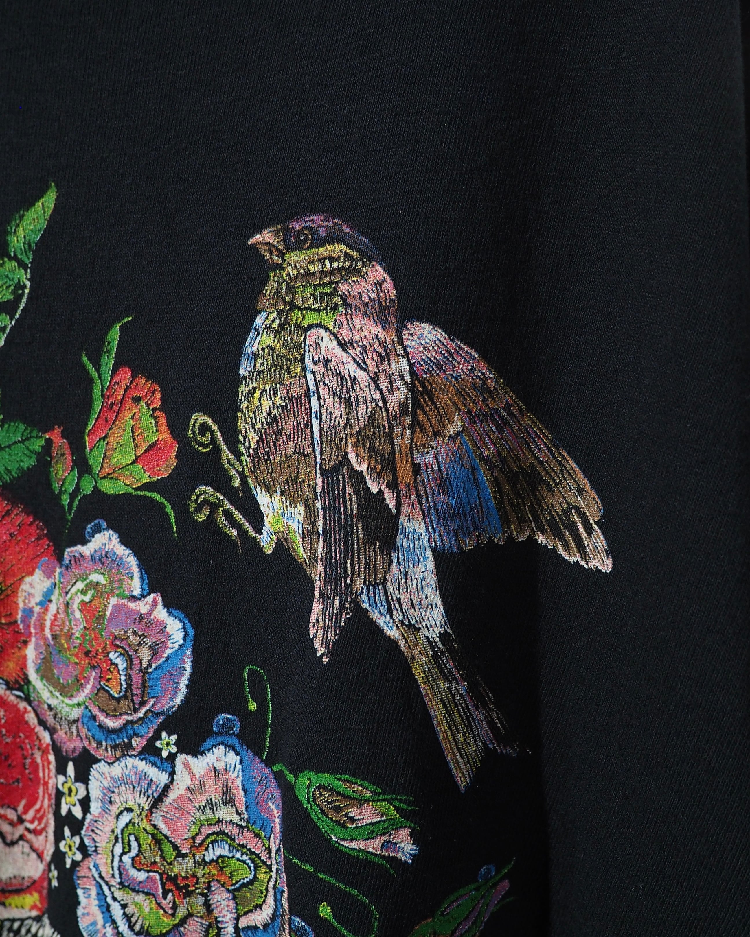 Skull × Flower Printed Graphic printed SS Tee