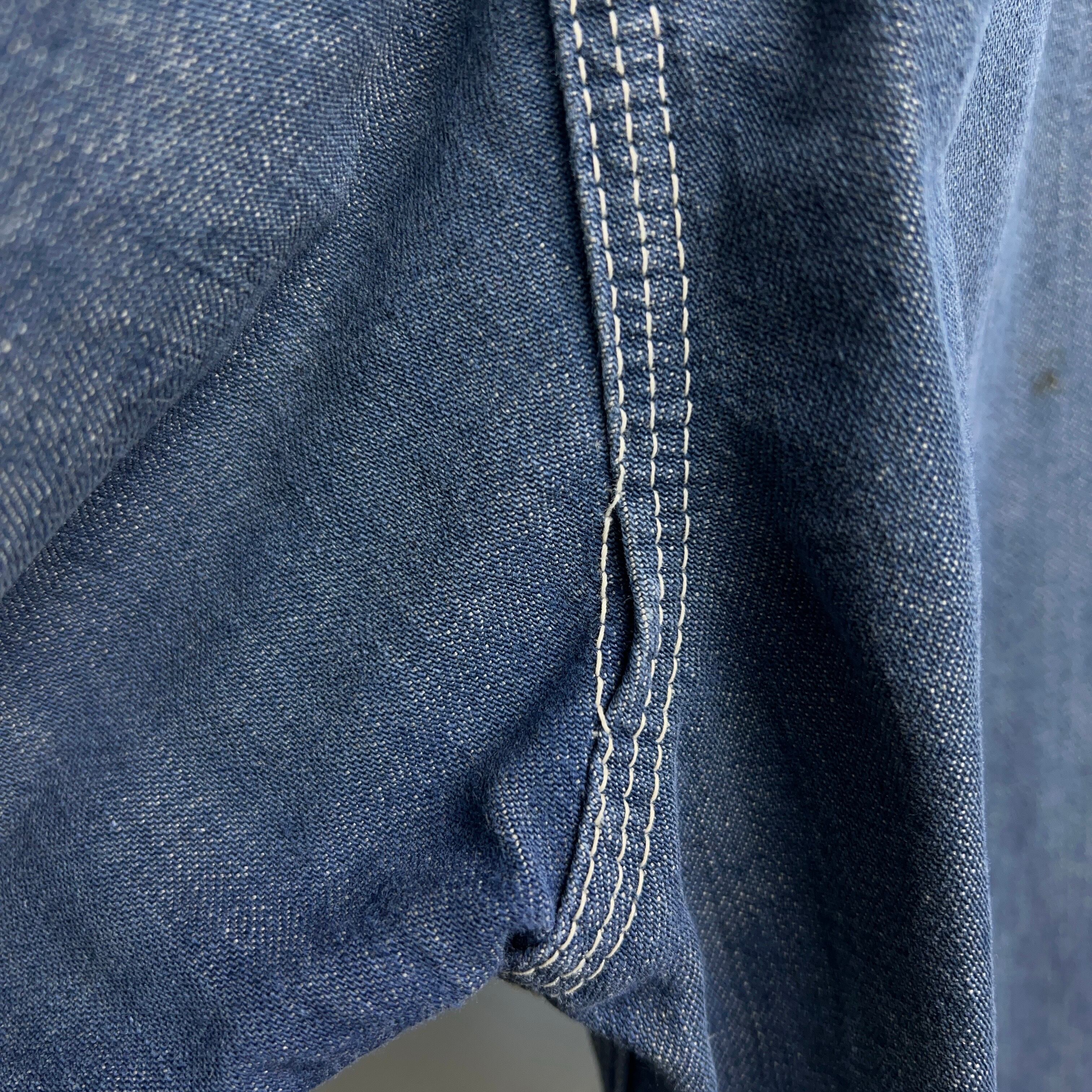 1970's VAT DYE DENIM CHORE JACKET 70年代 バットダイデニム