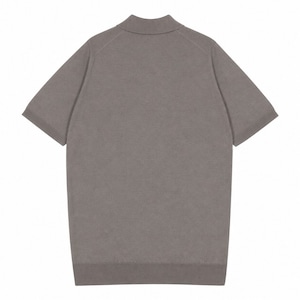 ★定価101,200円・新品未使用★ジョンスメドレー ZANDER ザンダー 至高のシルク×カシミヤ ニットポロシャツ オイスター Sサイズ