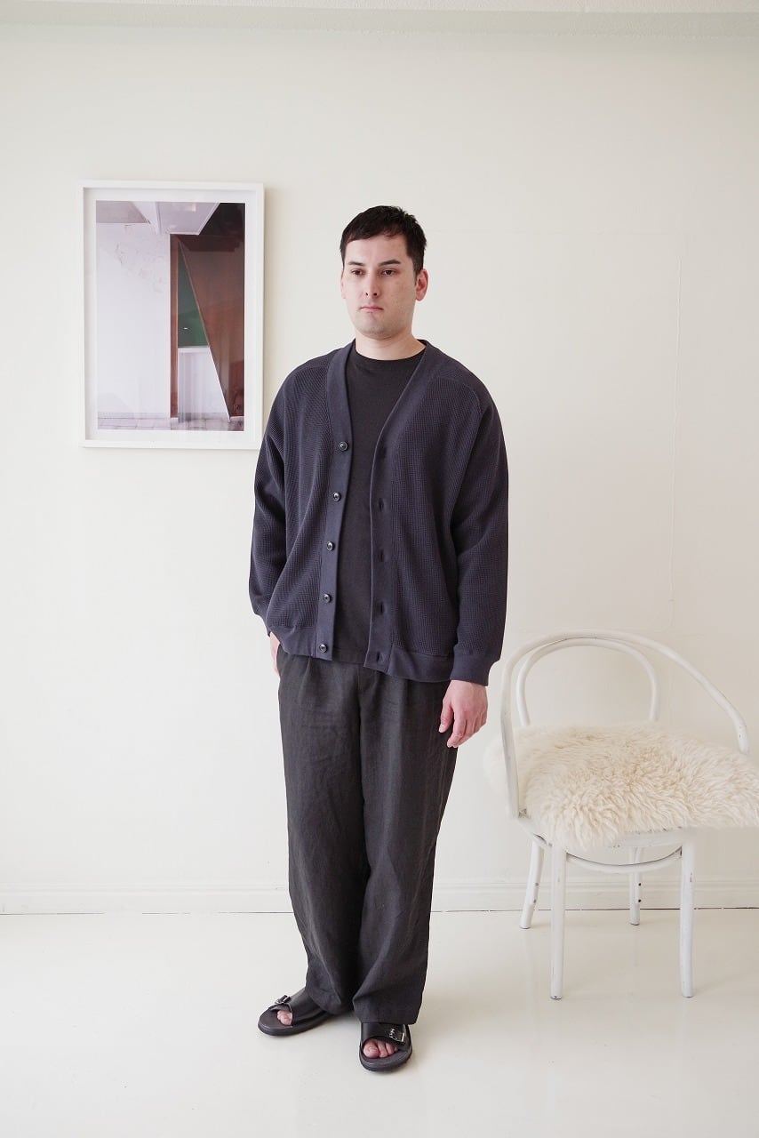 Belgium Linen High-Density Wide Pants