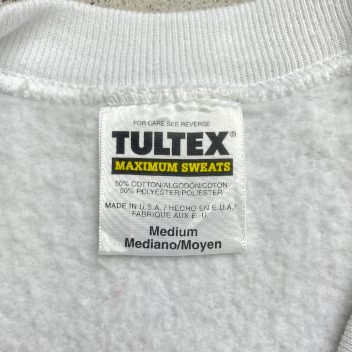 90年代 USA製 TULTEX ブランクスウェットシャツ 無地 ラグランスリーブ 