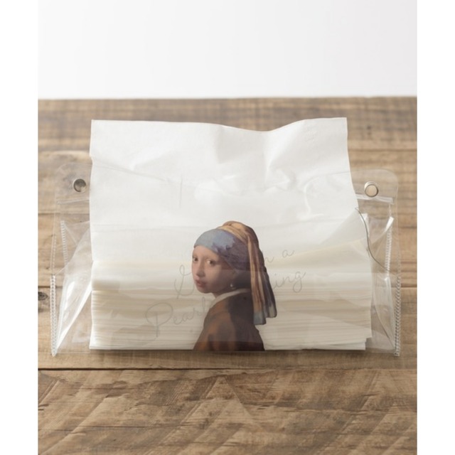 フェルメール/真珠の耳飾りの少女 ビニールティッシュケース/ティッシュカバー：送料220円〜　C0pernicus