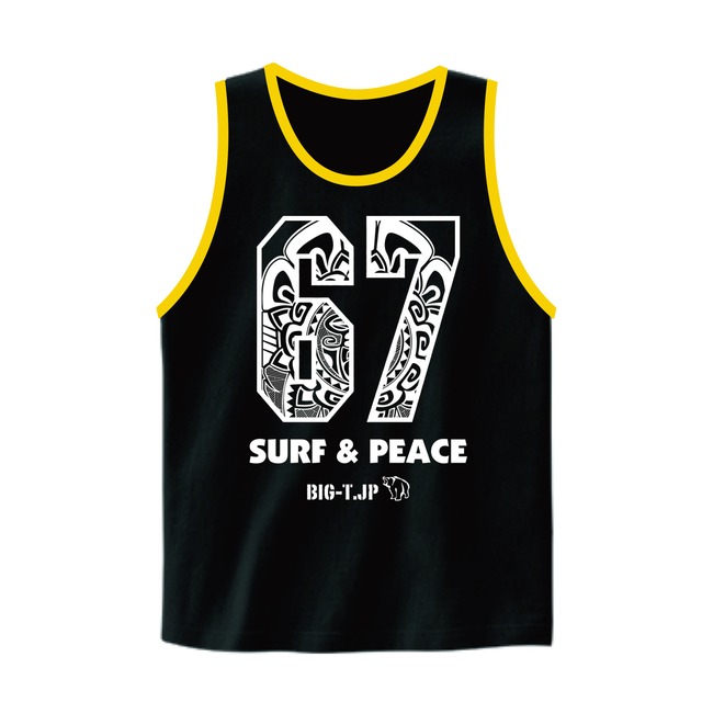 ＜新作！7XLまで＞SURF & PEACE 67 タンクトップ