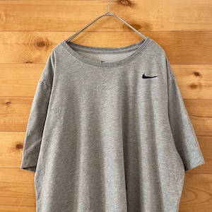 【NIKE】DRY FIT 半袖 Tシャツ ワンポイント スウッシュ L us古着