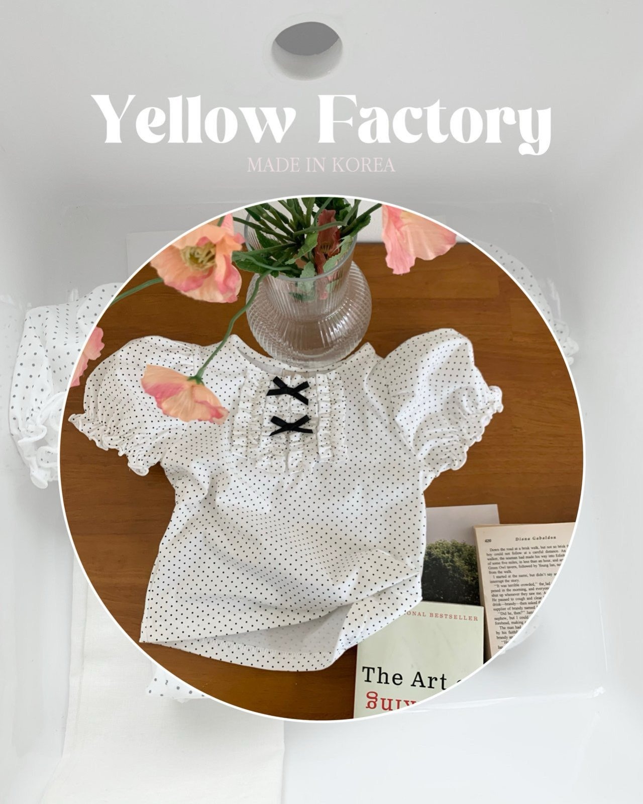 [yellow factory] Dot Day Tee Shirt / [옐로우팩토리] 도트데이티셔츠