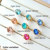 SIMPLE  *light turquoise*  -anelli-