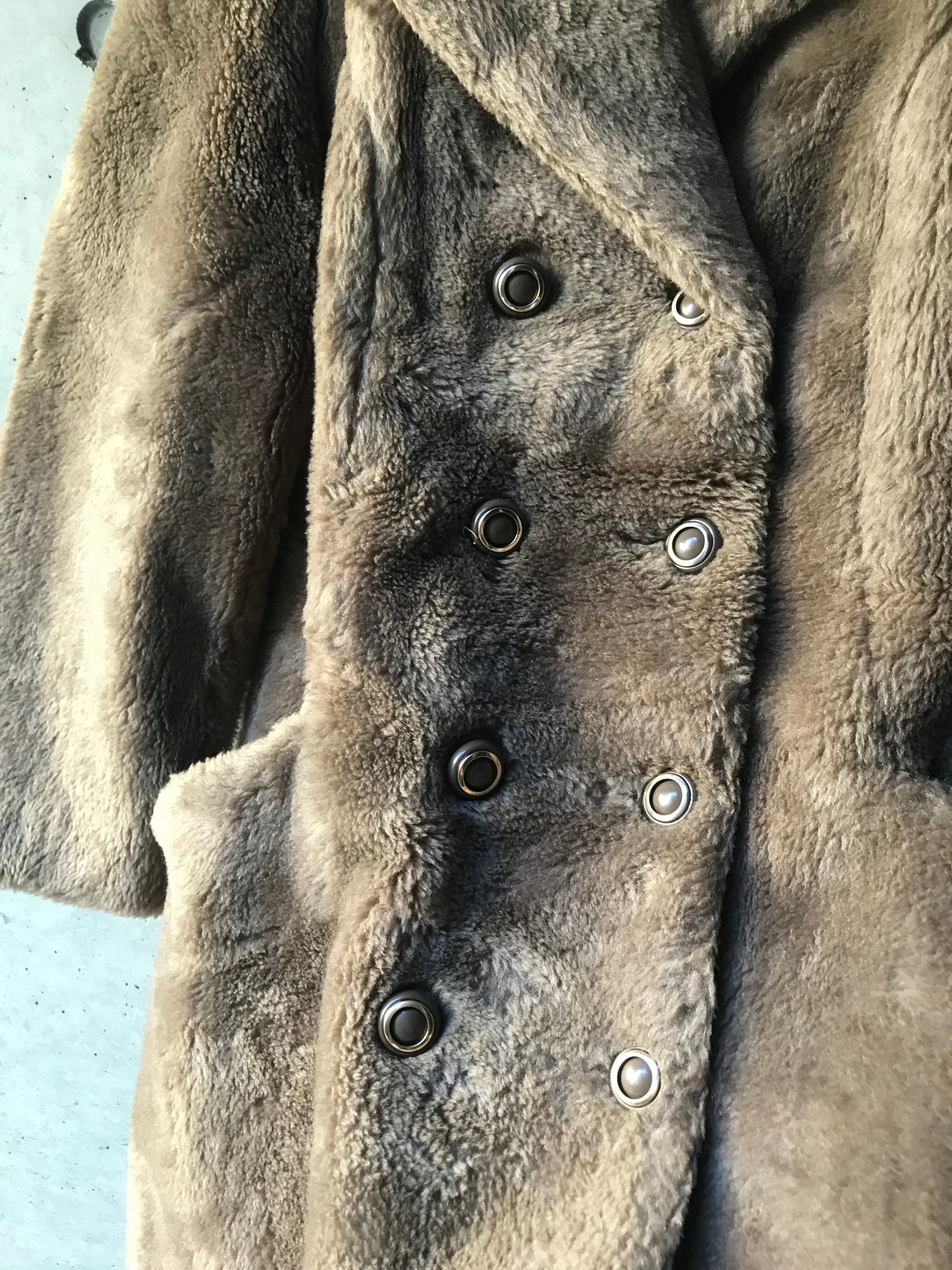 vintage フェイクファーコート ジャケット・アウター