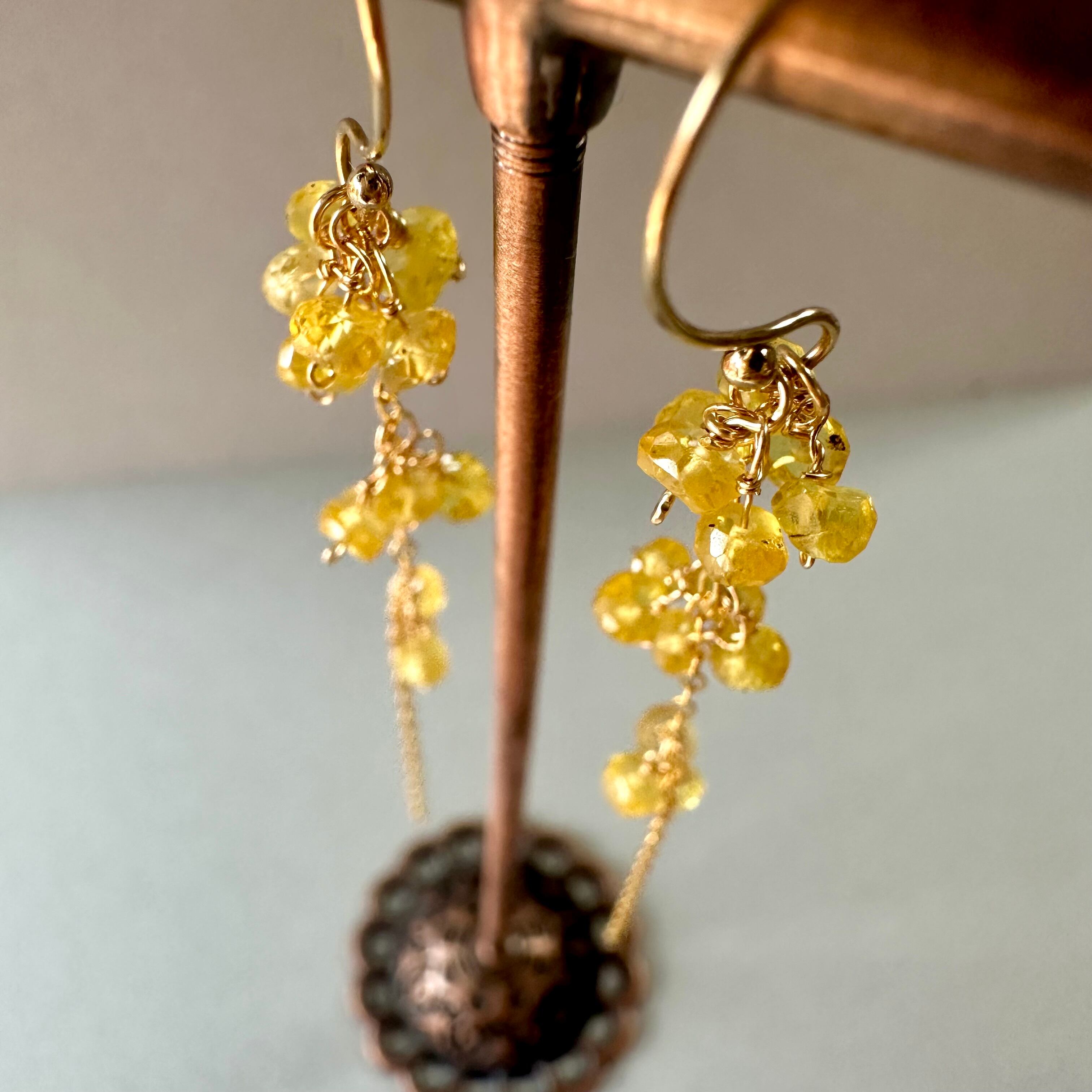 ジルコンのシャンデリアピアス | jude4908