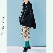 もこもこ裏起毛のプレッピーフーディ 《i0535》