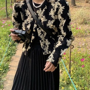 ジャケット レディース 送料無料 ジャガード 刺繍 アウター コート ショート丈 クロップ丈 ブルゾン ジャケット ウールタッチ ムートン レトロ トラッド ノーカラーコート ポケット付き ボアコート ミディアム丈 襟付き オーバーサイズ ビッグシルエット 大人可愛い きれいめ 上品 レトロ 大人女子 こなれ感 キュート ガーリー ゆったり 白 ホワイト 重ね着 体型カバー モテ 高見え 格上げ インスタ映え 春 秋冬 大人 かわいい おしゃれ 普段使い デイリー お出かけ デート 通勤 通学