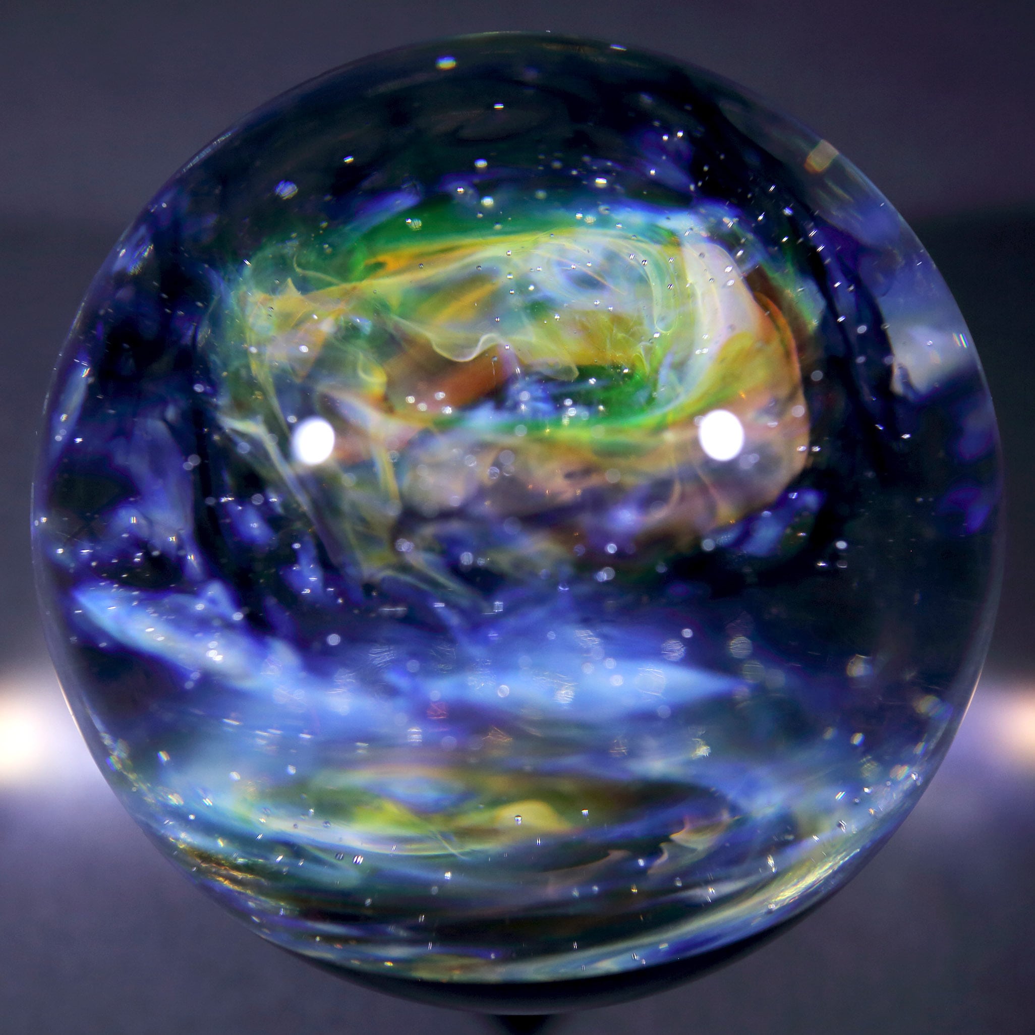 54mm Nebula Galaxy Glass Marble 星雲状宇宙ガラスマーブル
