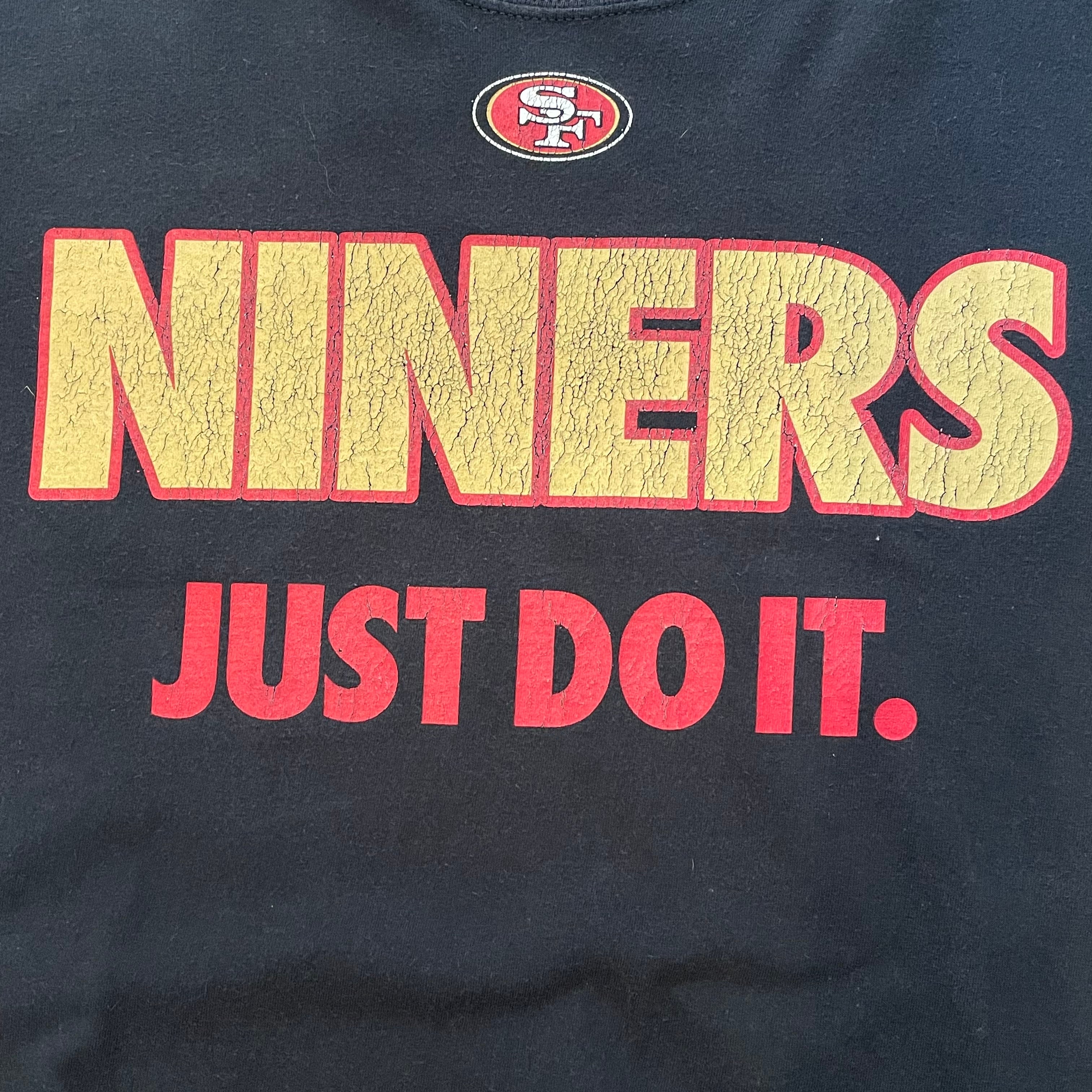 NIKE】NFL San Francisco 49ers Tシャツ アメフト XL ロゴ プリント