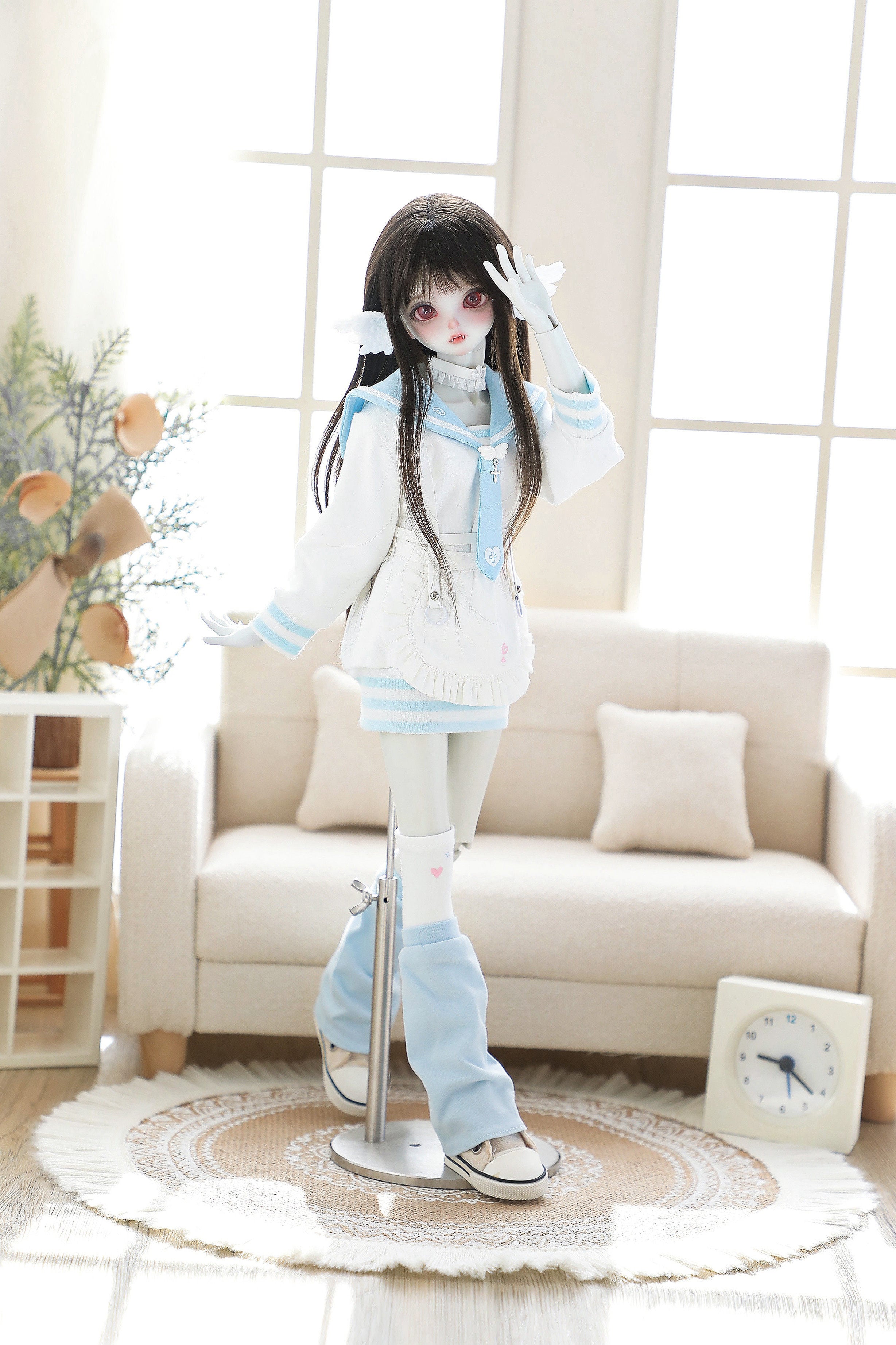 1/4BJD 天使界隈 サブカル セーラー風 ナース メイド ドール服