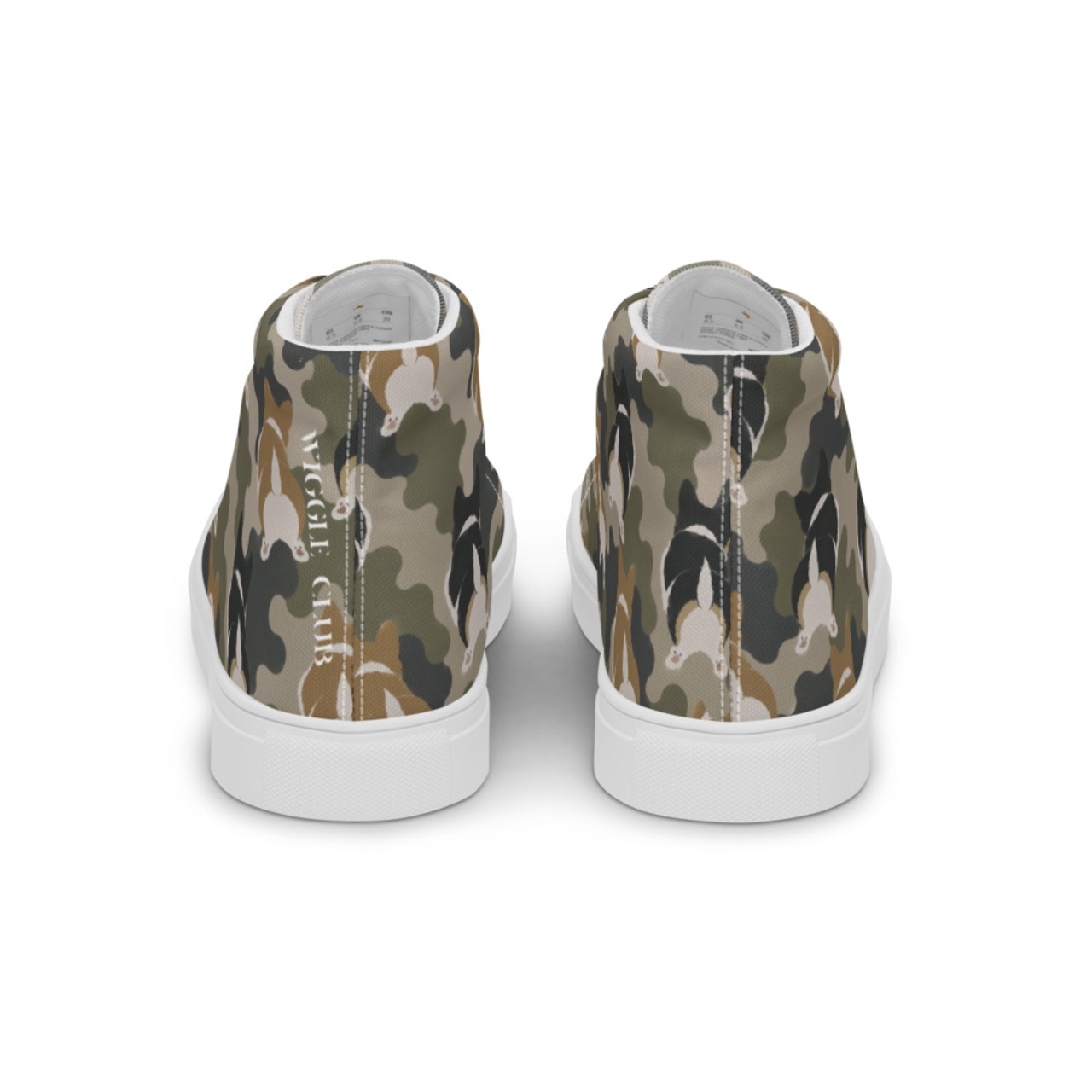 WIGGLE CAMO High-Top Sneakers(Men’s )  [S0002]