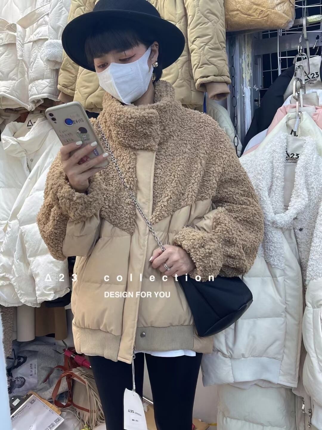 ボア切り替え中綿ジャケット　AJ33172-3315