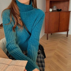 ウールカシミヤミックスハイネックプルオーバーA1187