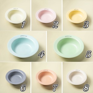 【GOODS】14種類展開マカロン色可愛いUFO型デザイン日常飲食ペットボウルORアクリルスタンド
